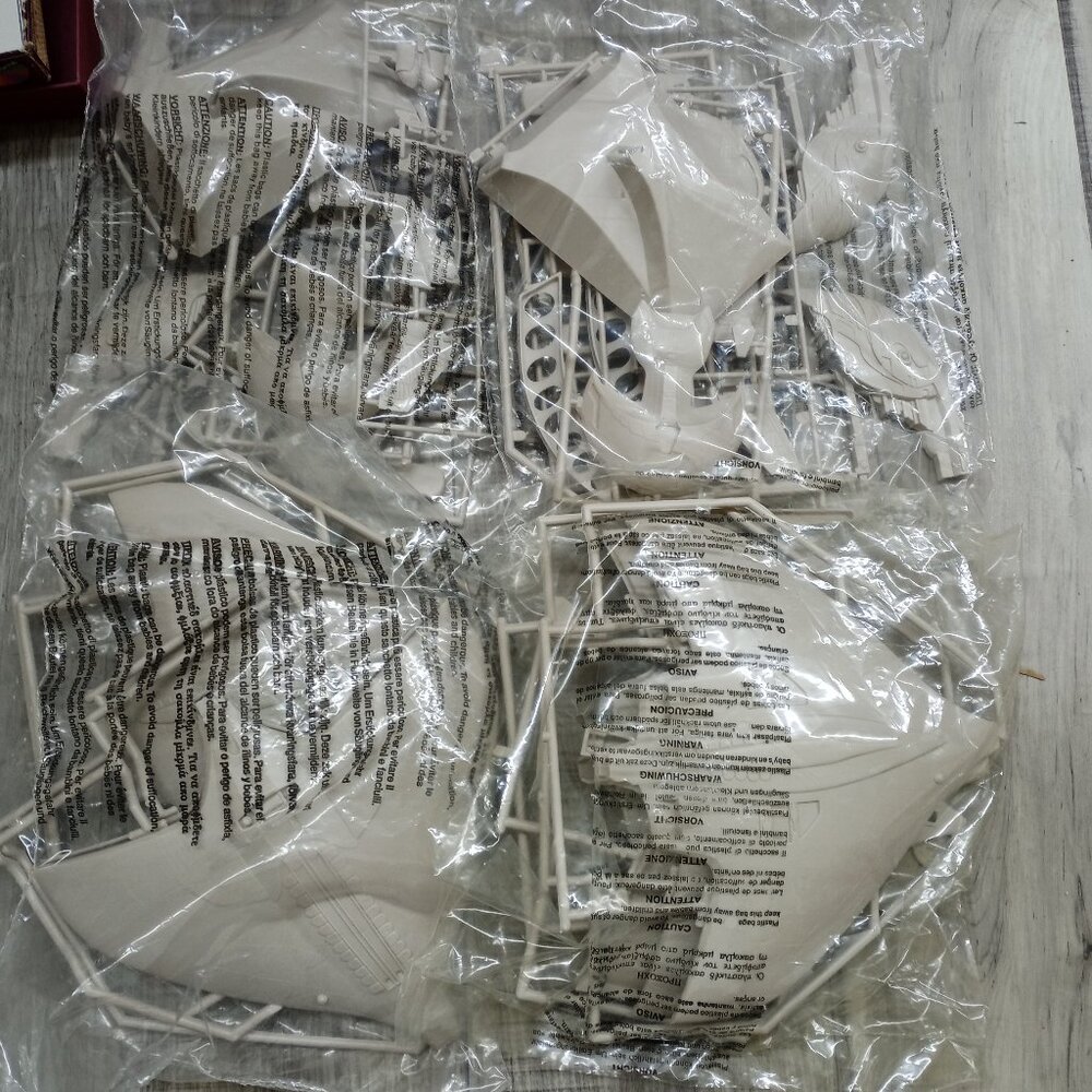 AMT 3 piece adversary romulan ship model kit Lot of 2